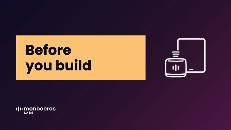 Before you build