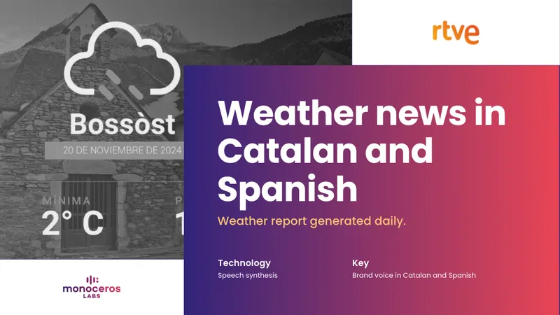 RTVE weather with artificial intelligence
