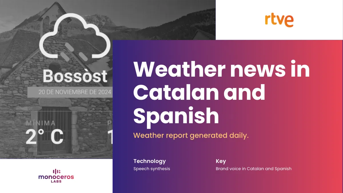 RTVE weather with artificial intelligence