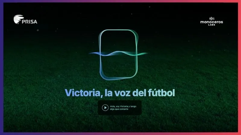 Victoria la voz del fútbol (PRISA)