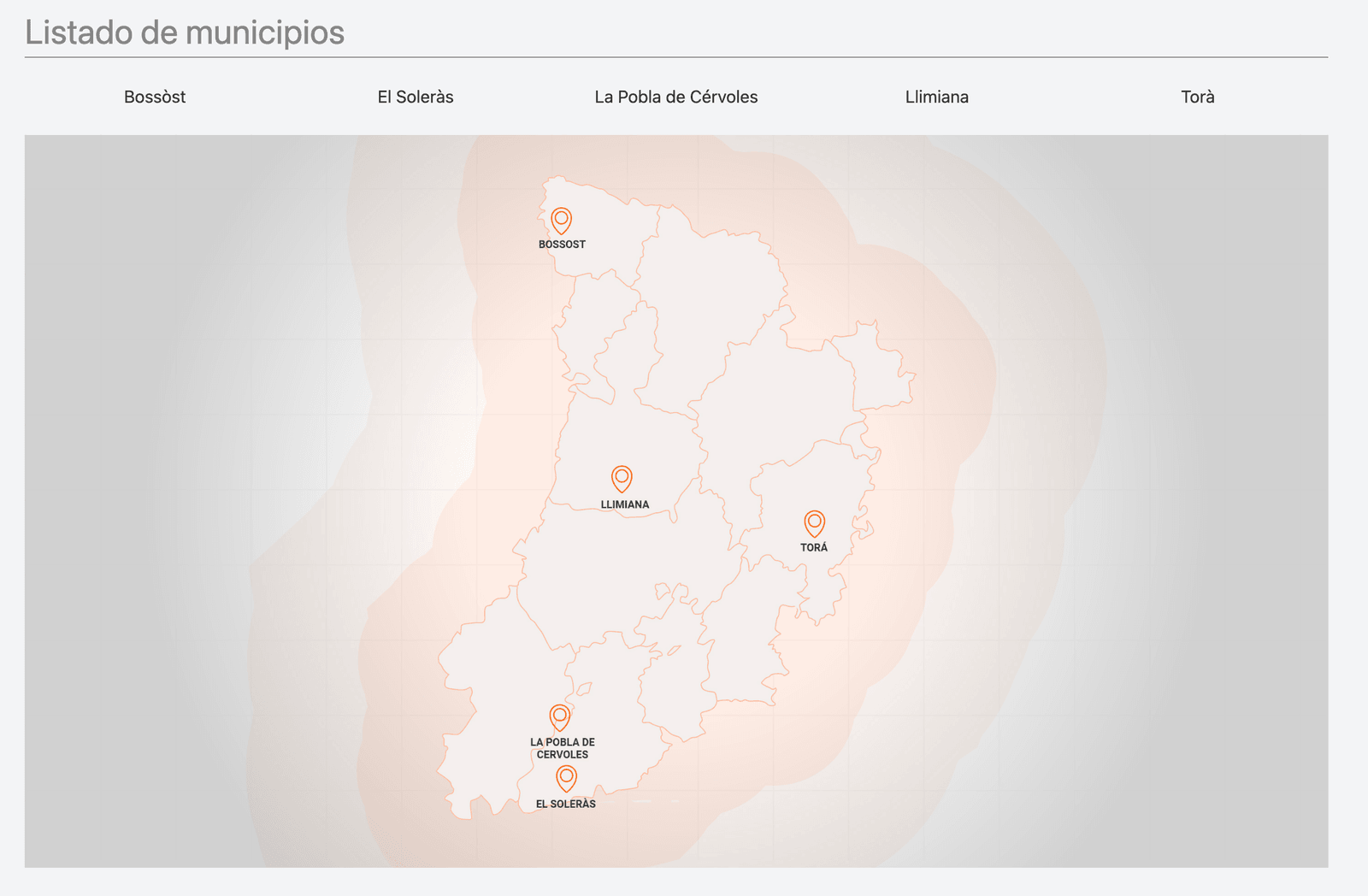 RTVE Ia para 5 municipios de Lleida